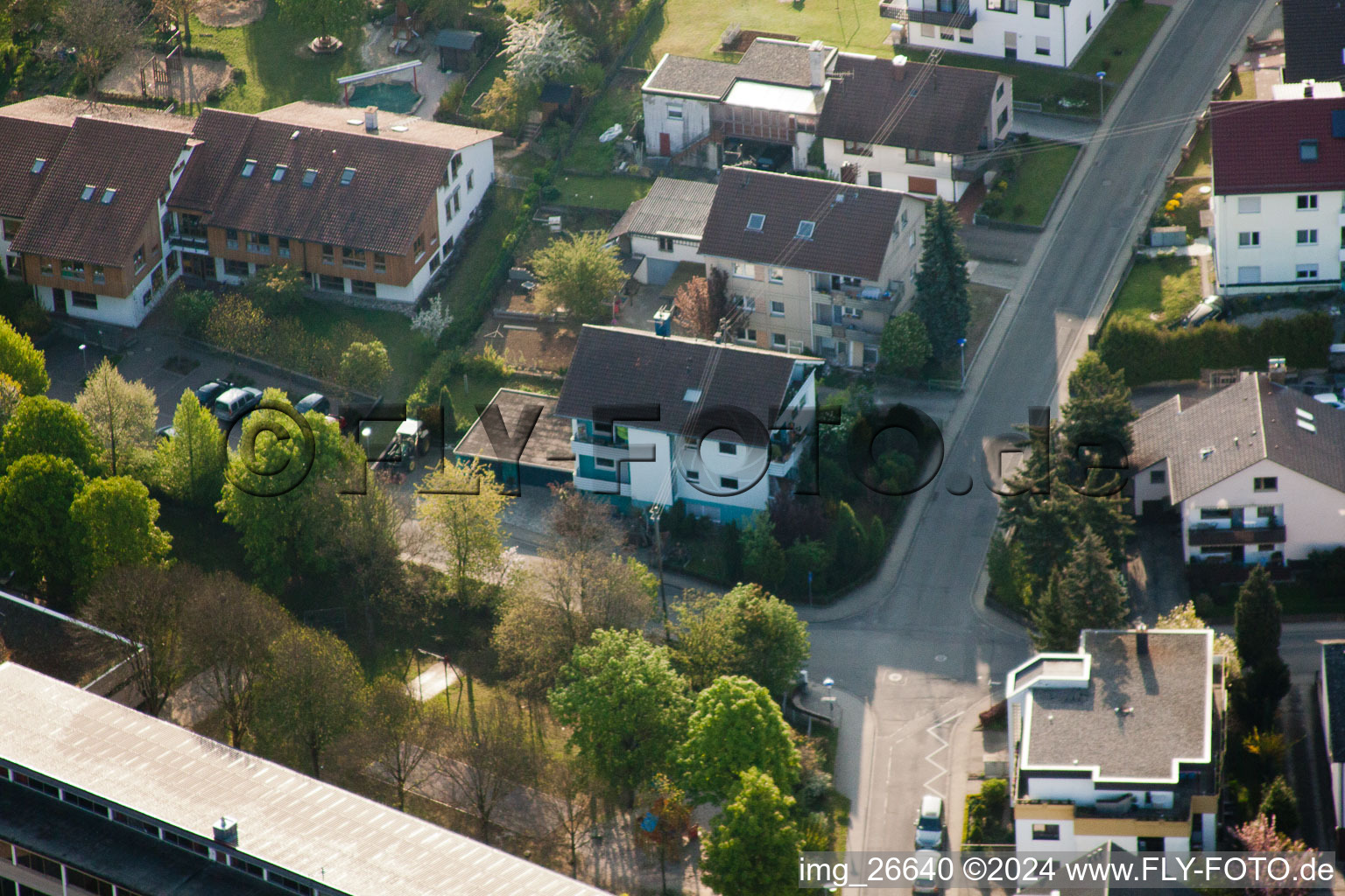 Image drone de Quartier Stupferich in Karlsruhe dans le département Bade-Wurtemberg, Allemagne