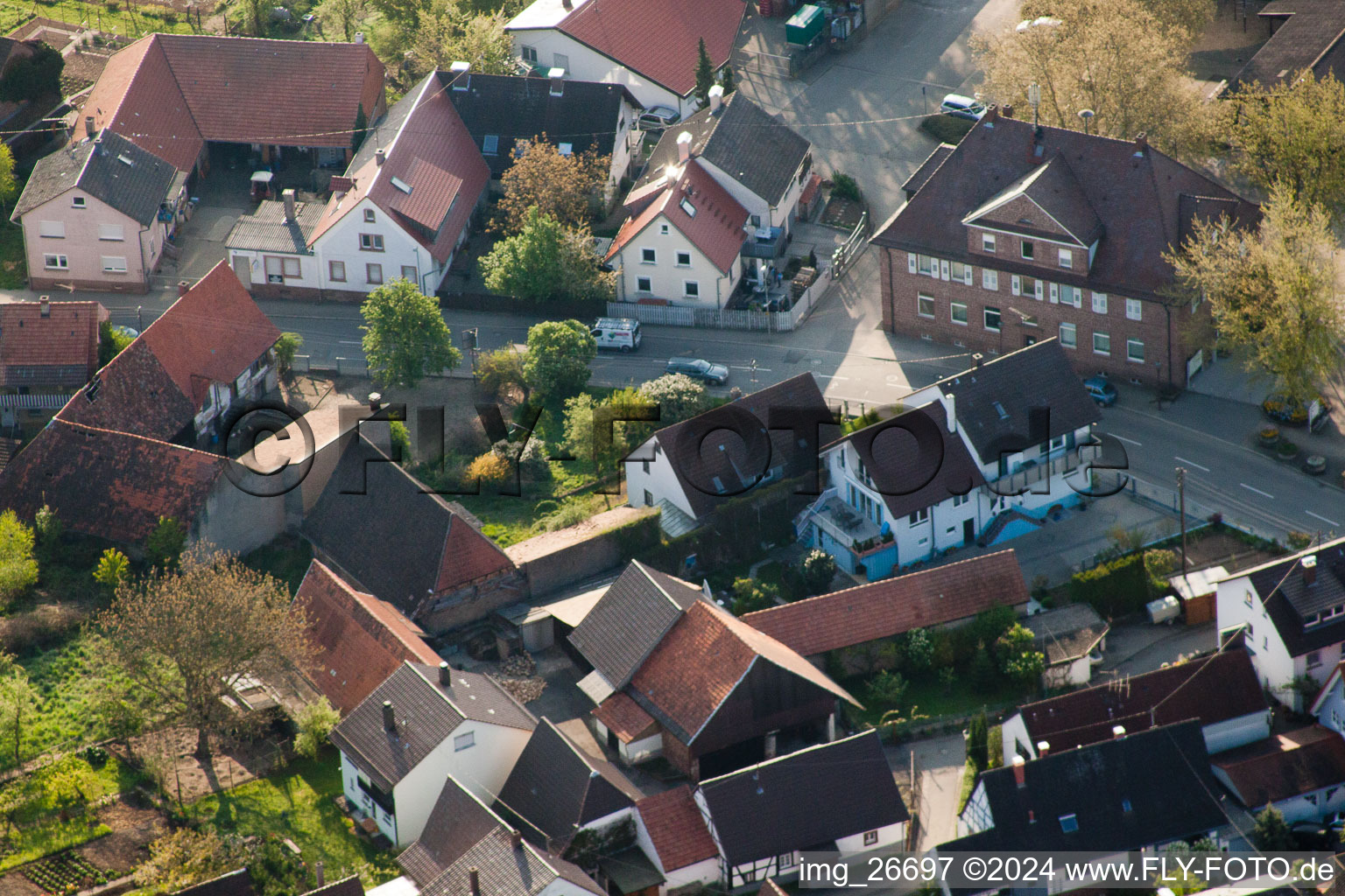 Photographie aérienne de Quartier Stupferich in Karlsruhe dans le département Bade-Wurtemberg, Allemagne