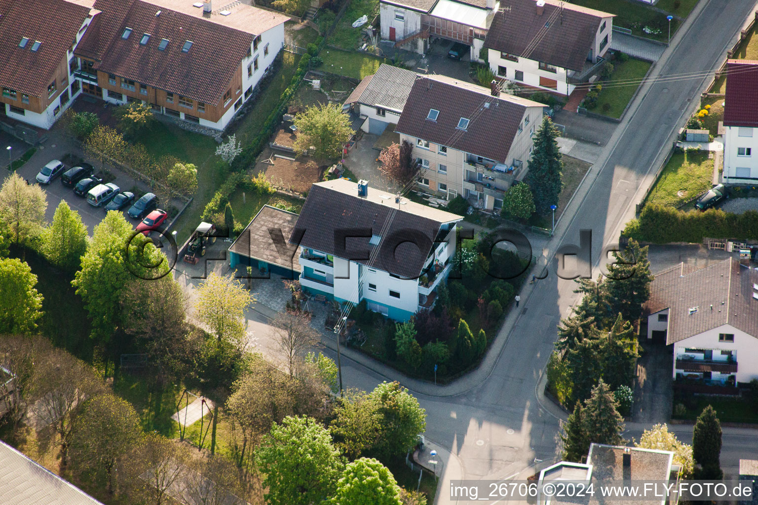 Image drone de Quartier Stupferich in Karlsruhe dans le département Bade-Wurtemberg, Allemagne