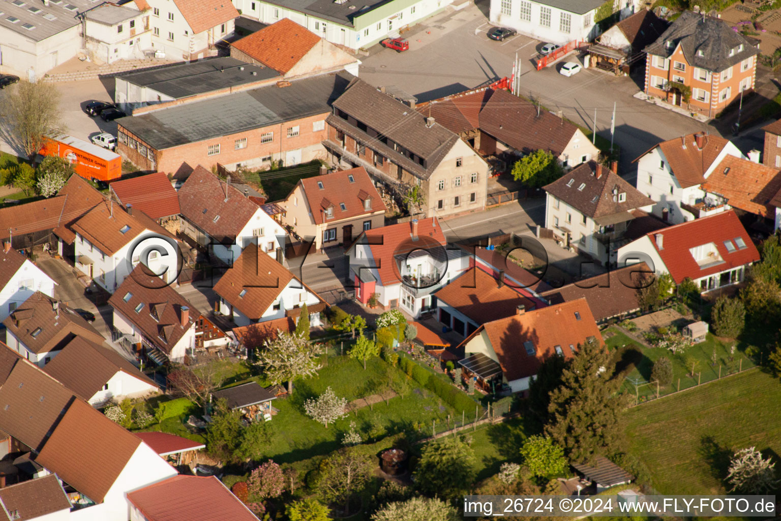 Image drone de Quartier Stupferich in Karlsruhe dans le département Bade-Wurtemberg, Allemagne