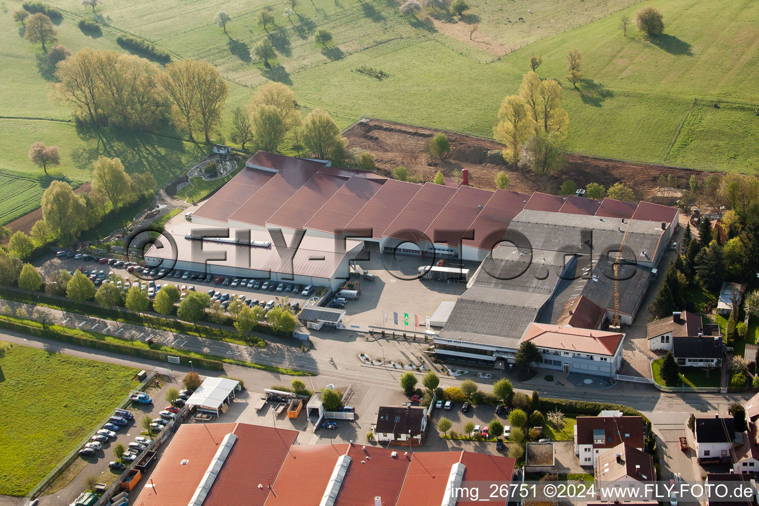 Photographie aérienne de Quartier Stupferich in Karlsruhe dans le département Bade-Wurtemberg, Allemagne