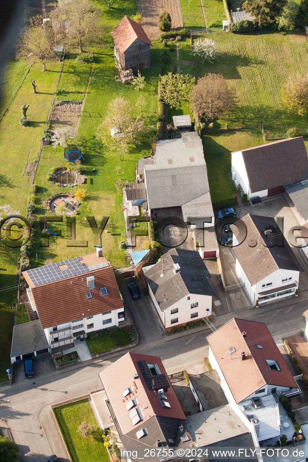 Quartier Stupferich in Karlsruhe dans le département Bade-Wurtemberg, Allemagne hors des airs