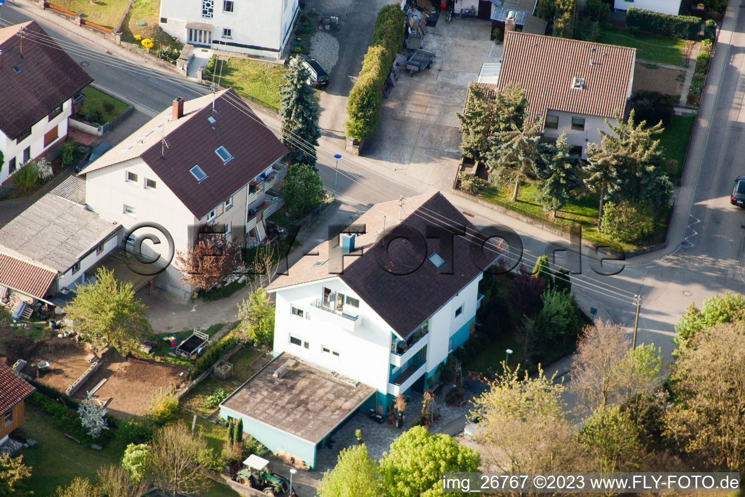 Photographie aérienne de Quartier Stupferich in Karlsruhe dans le département Bade-Wurtemberg, Allemagne