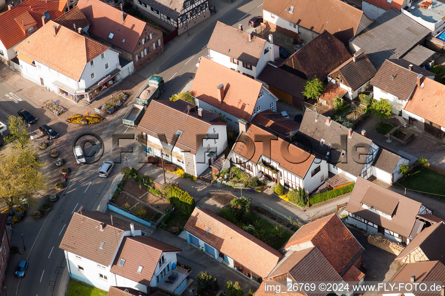 Quartier Stupferich in Karlsruhe dans le département Bade-Wurtemberg, Allemagne d'en haut