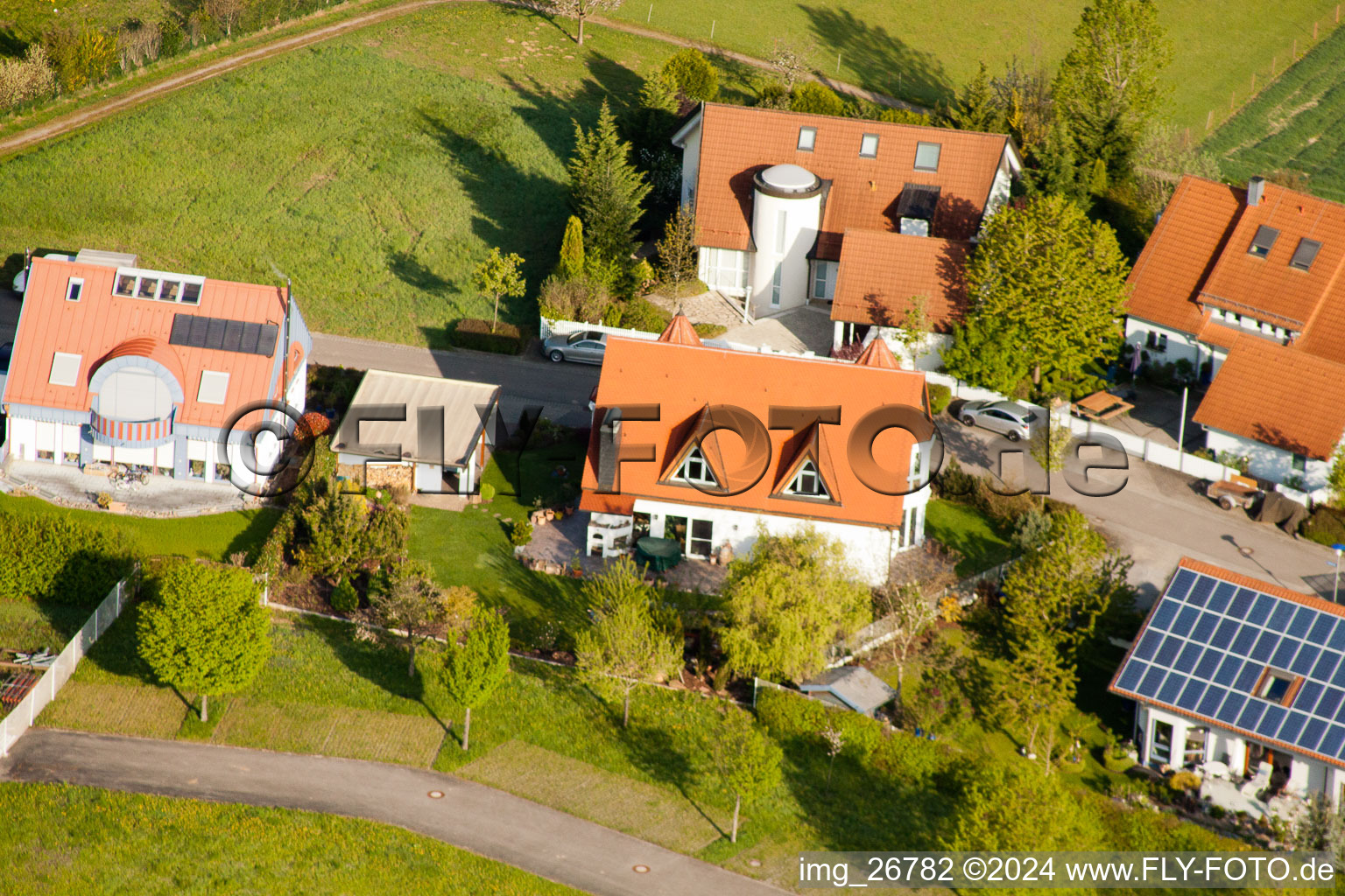 Image drone de Quartier Stupferich in Karlsruhe dans le département Bade-Wurtemberg, Allemagne