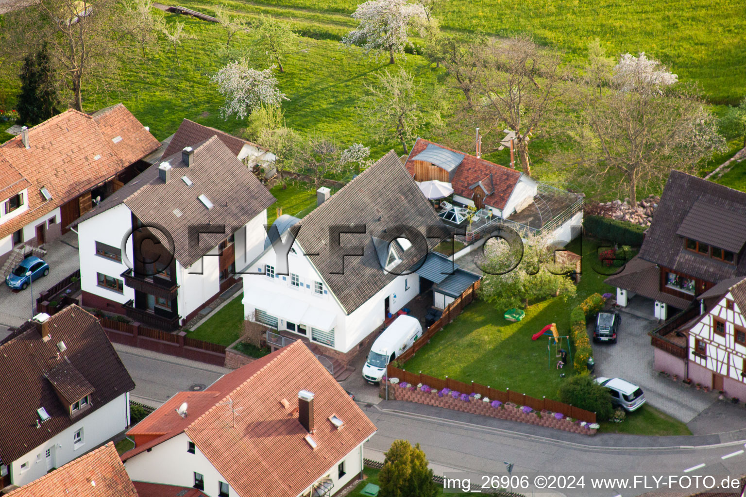 Image drone de Quartier Völkersbach in Malsch dans le département Bade-Wurtemberg, Allemagne