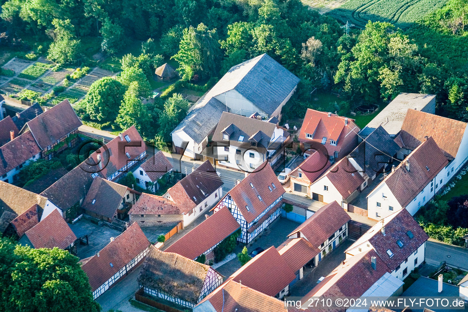 Photographie aérienne de Vollmersweiler dans le département Rhénanie-Palatinat, Allemagne