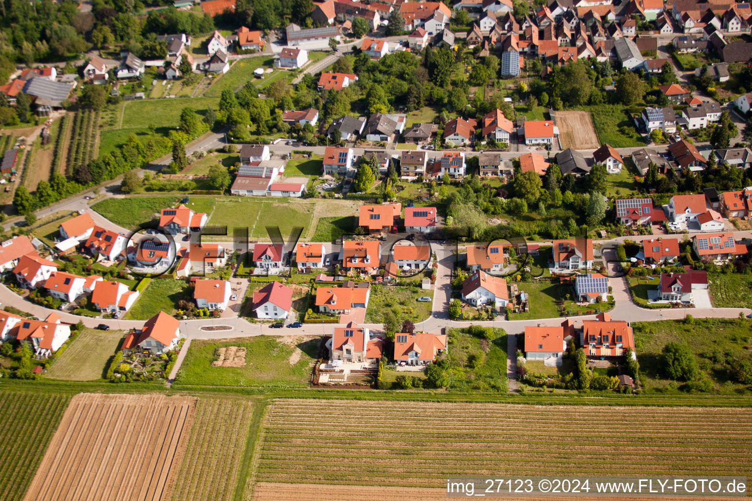 Enregistrement par drone de Quartier Mörzheim in Landau in der Pfalz dans le département Rhénanie-Palatinat, Allemagne