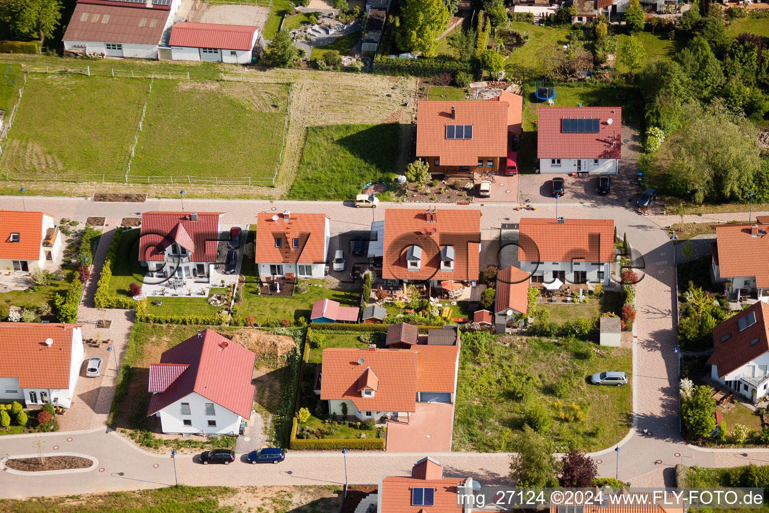 Image drone de Quartier Mörzheim in Landau in der Pfalz dans le département Rhénanie-Palatinat, Allemagne