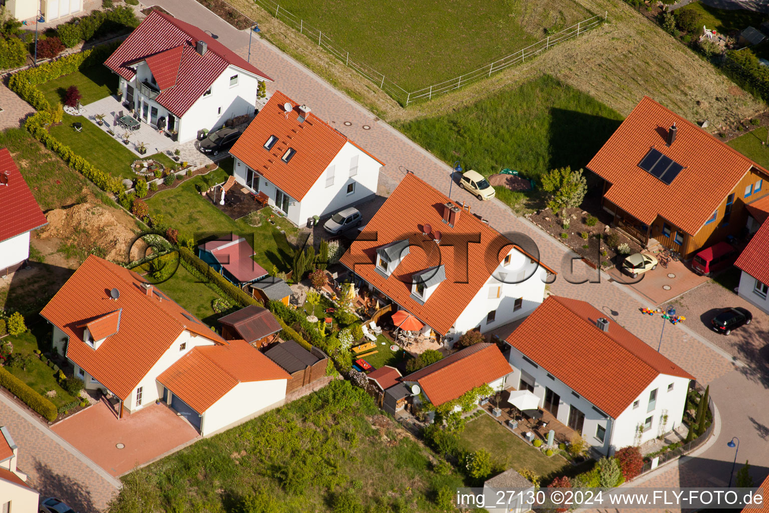 Quartier Mörzheim in Landau in der Pfalz dans le département Rhénanie-Palatinat, Allemagne vu d'un drone