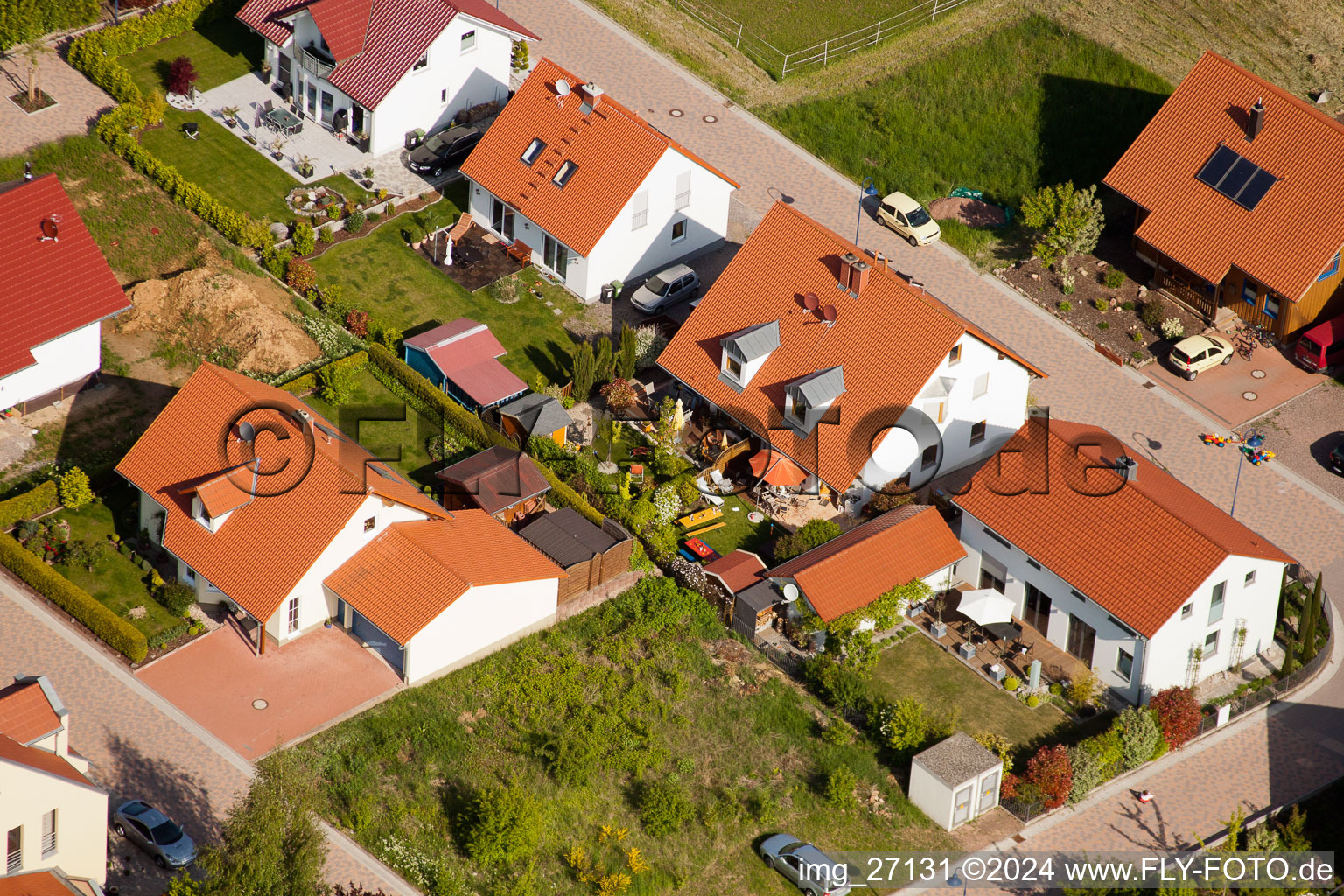 Vue aérienne de Quartier Mörzheim in Landau in der Pfalz dans le département Rhénanie-Palatinat, Allemagne