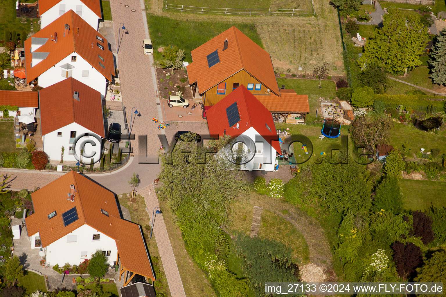 Vue oblique de Quartier Mörzheim in Landau in der Pfalz dans le département Rhénanie-Palatinat, Allemagne