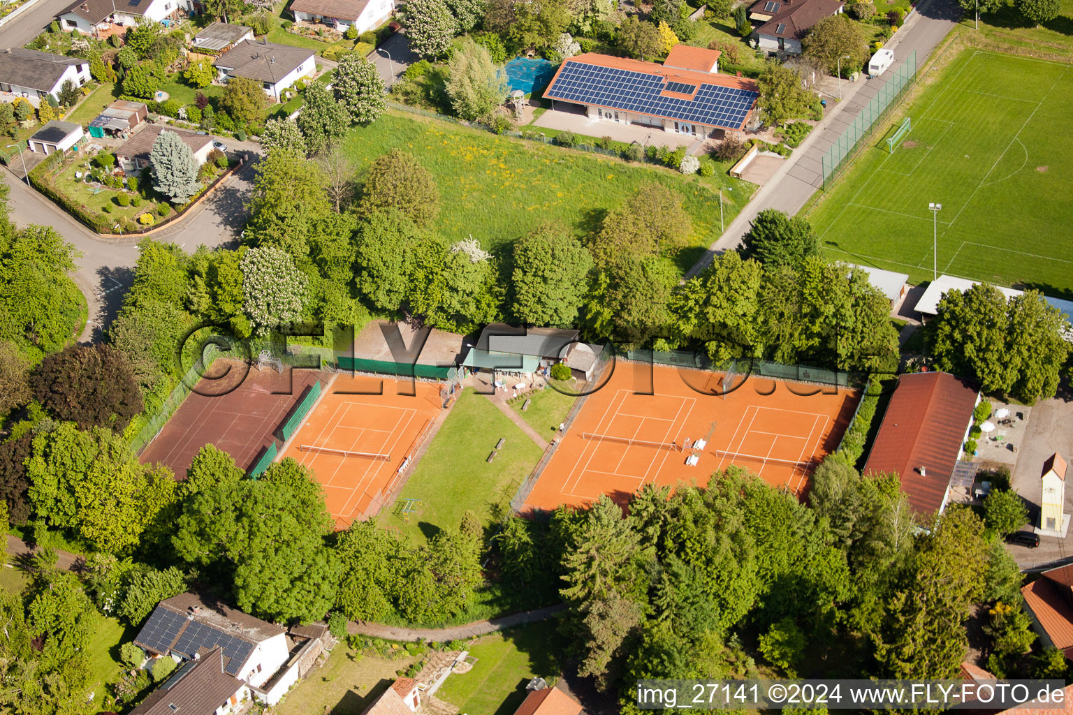 Vue d'oiseau de Quartier Mörzheim in Landau in der Pfalz dans le département Rhénanie-Palatinat, Allemagne