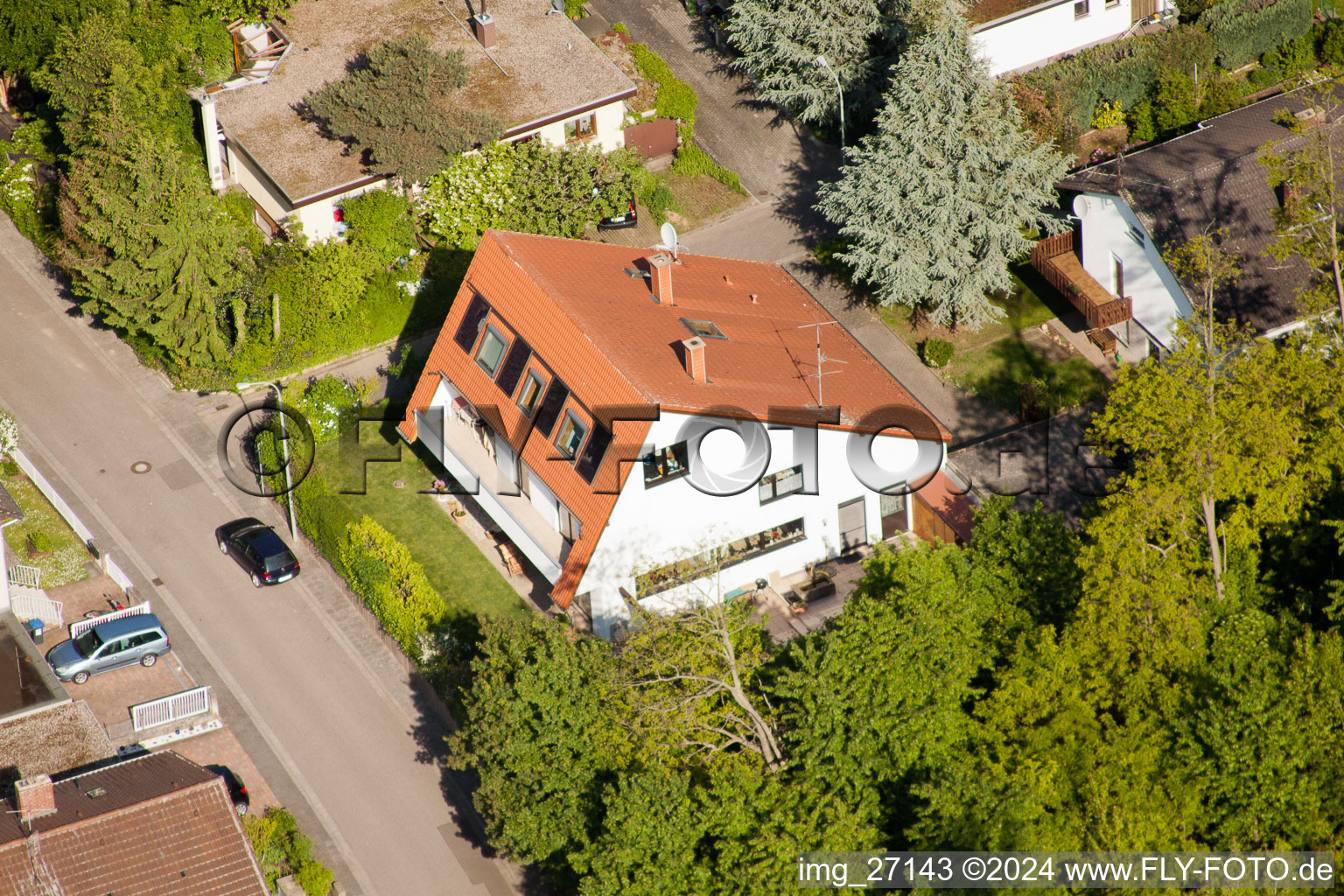 Enregistrement par drone de Quartier Mörzheim in Landau in der Pfalz dans le département Rhénanie-Palatinat, Allemagne