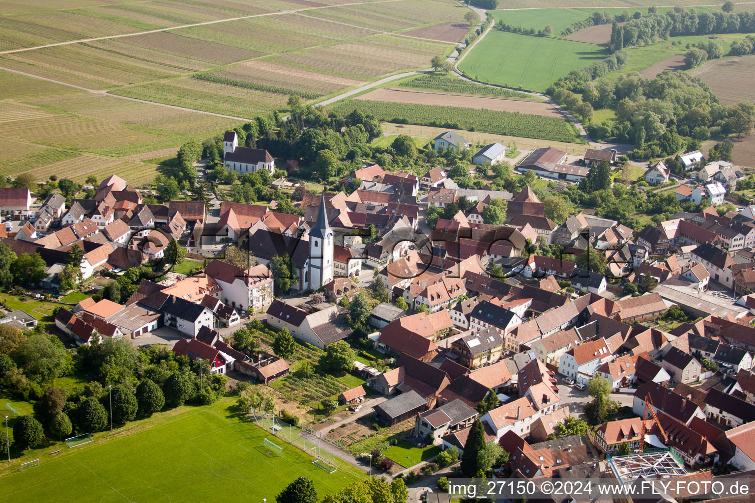 Vue oblique de Quartier Mörzheim in Landau in der Pfalz dans le département Rhénanie-Palatinat, Allemagne