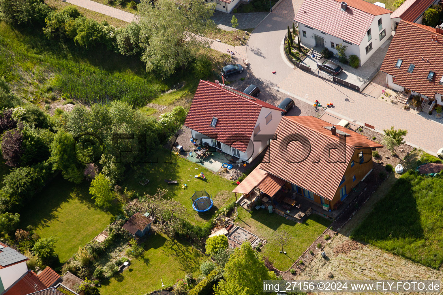 Quartier Mörzheim in Landau in der Pfalz dans le département Rhénanie-Palatinat, Allemagne depuis l'avion