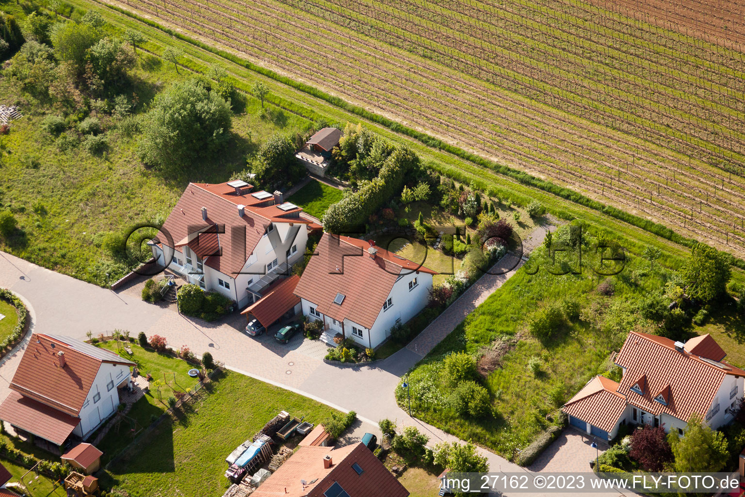 Quartier Mörzheim in Landau in der Pfalz dans le département Rhénanie-Palatinat, Allemagne du point de vue du drone