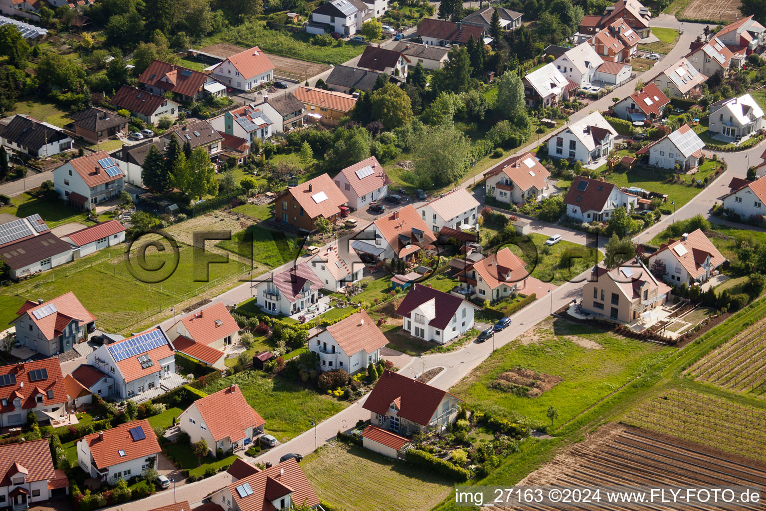 Quartier Mörzheim in Landau in der Pfalz dans le département Rhénanie-Palatinat, Allemagne vu d'un drone