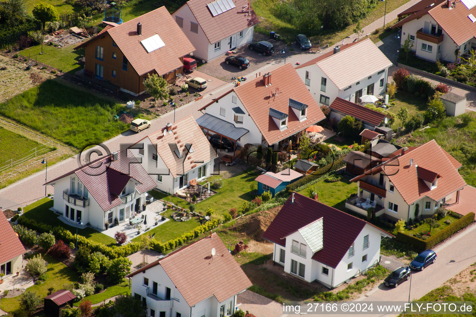 Vue oblique de Quartier Mörzheim in Landau in der Pfalz dans le département Rhénanie-Palatinat, Allemagne