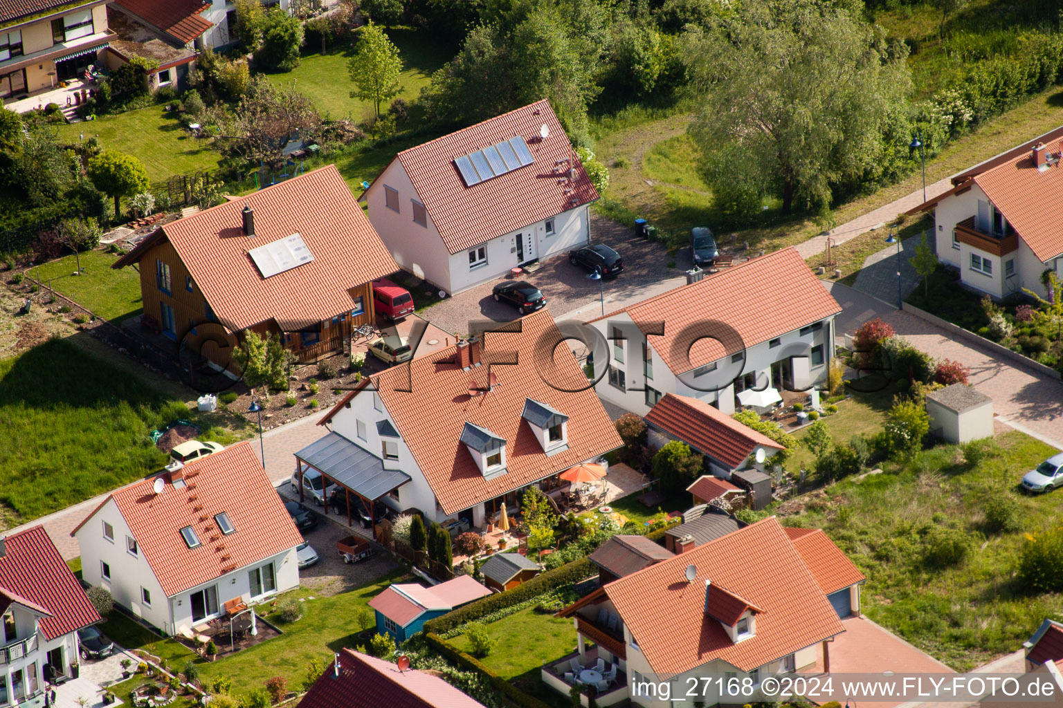 Quartier Mörzheim in Landau in der Pfalz dans le département Rhénanie-Palatinat, Allemagne hors des airs