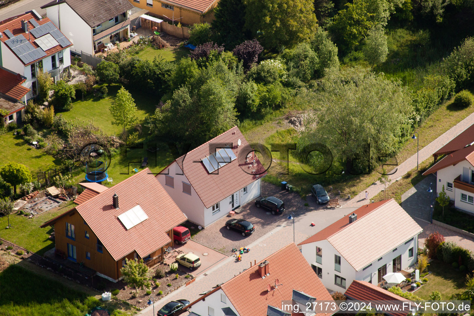 Enregistrement par drone de Quartier Mörzheim in Landau in der Pfalz dans le département Rhénanie-Palatinat, Allemagne