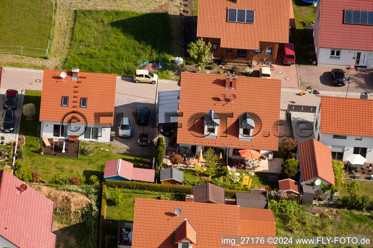 Quartier Mörzheim in Landau in der Pfalz dans le département Rhénanie-Palatinat, Allemagne d'un drone