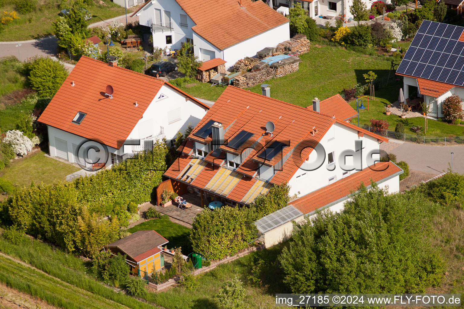 Quartier Mörzheim in Landau in der Pfalz dans le département Rhénanie-Palatinat, Allemagne vue d'en haut