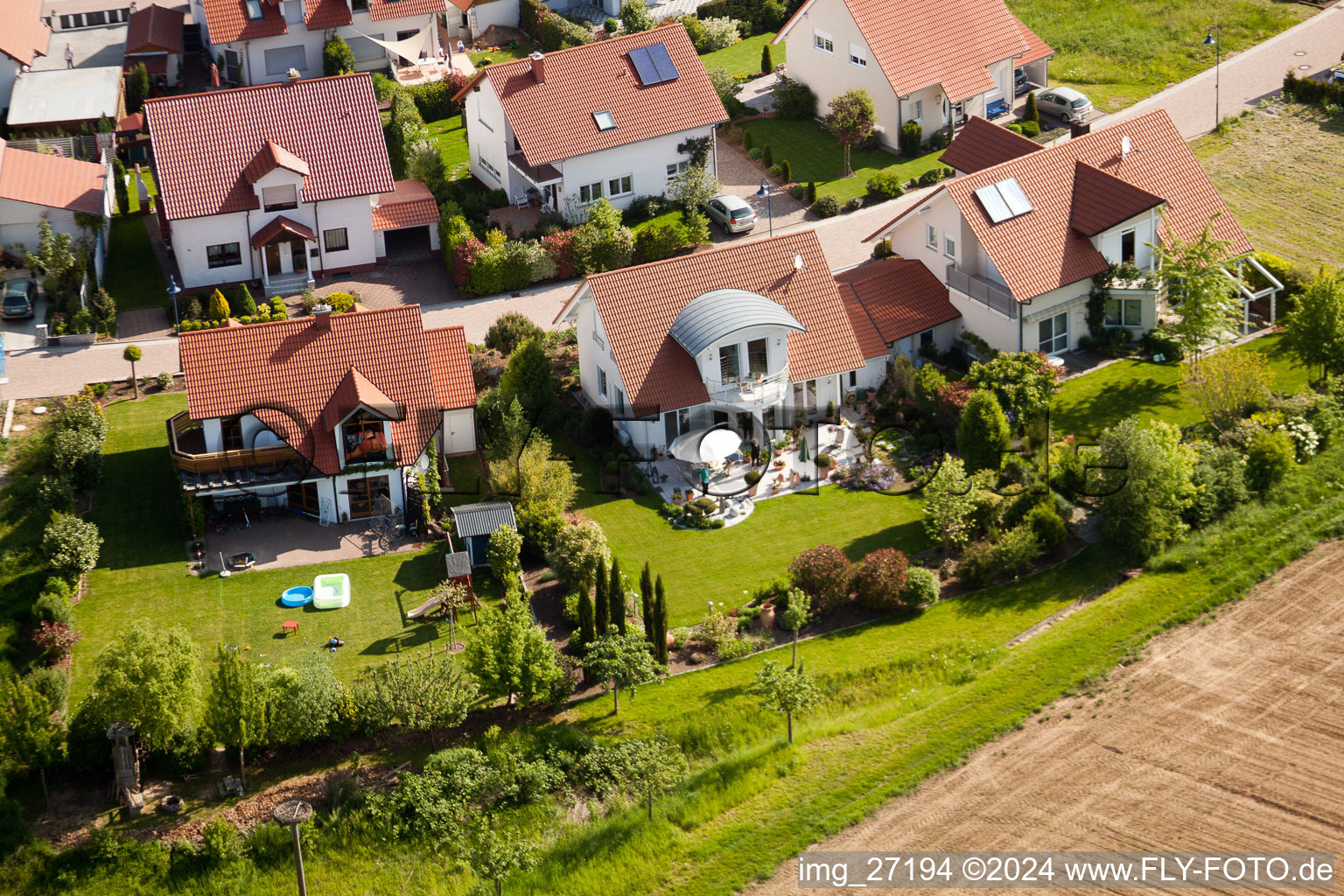 Vue aérienne de Quartier Mörzheim in Landau in der Pfalz dans le département Rhénanie-Palatinat, Allemagne