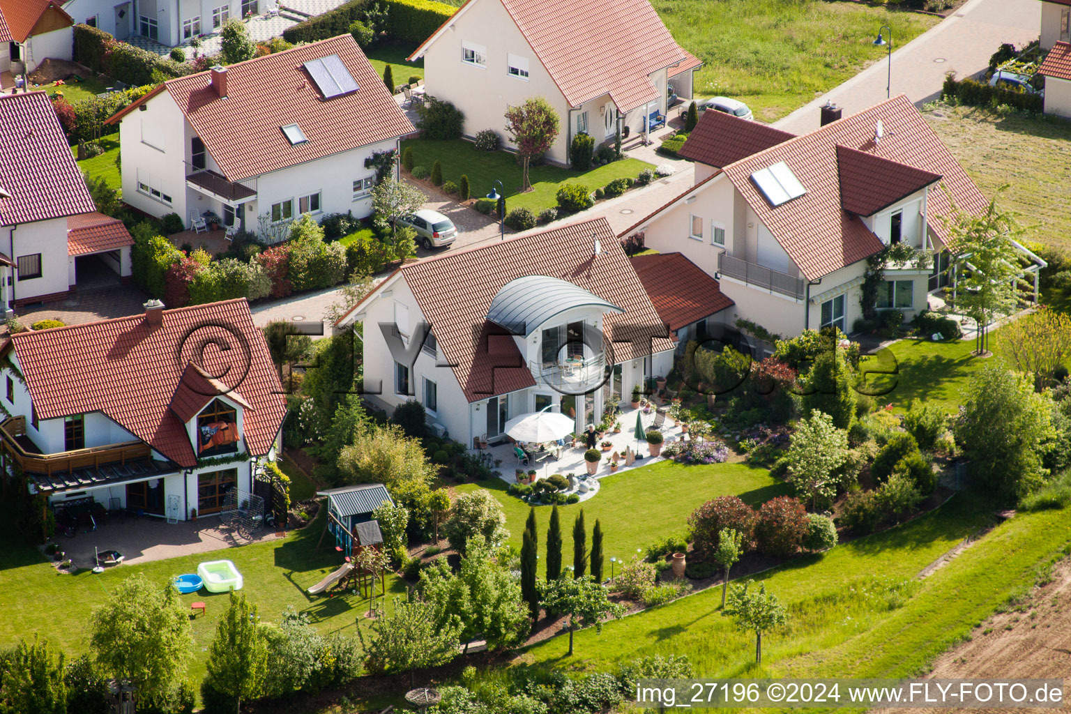 Vue oblique de Quartier Mörzheim in Landau in der Pfalz dans le département Rhénanie-Palatinat, Allemagne