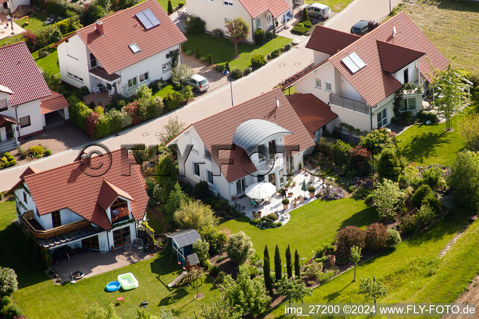 Quartier Mörzheim in Landau in der Pfalz dans le département Rhénanie-Palatinat, Allemagne depuis l'avion