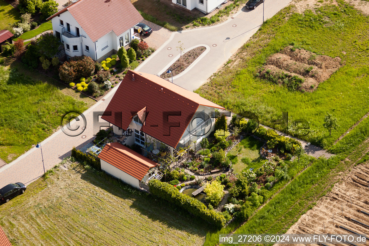 Quartier Mörzheim in Landau in der Pfalz dans le département Rhénanie-Palatinat, Allemagne d'un drone