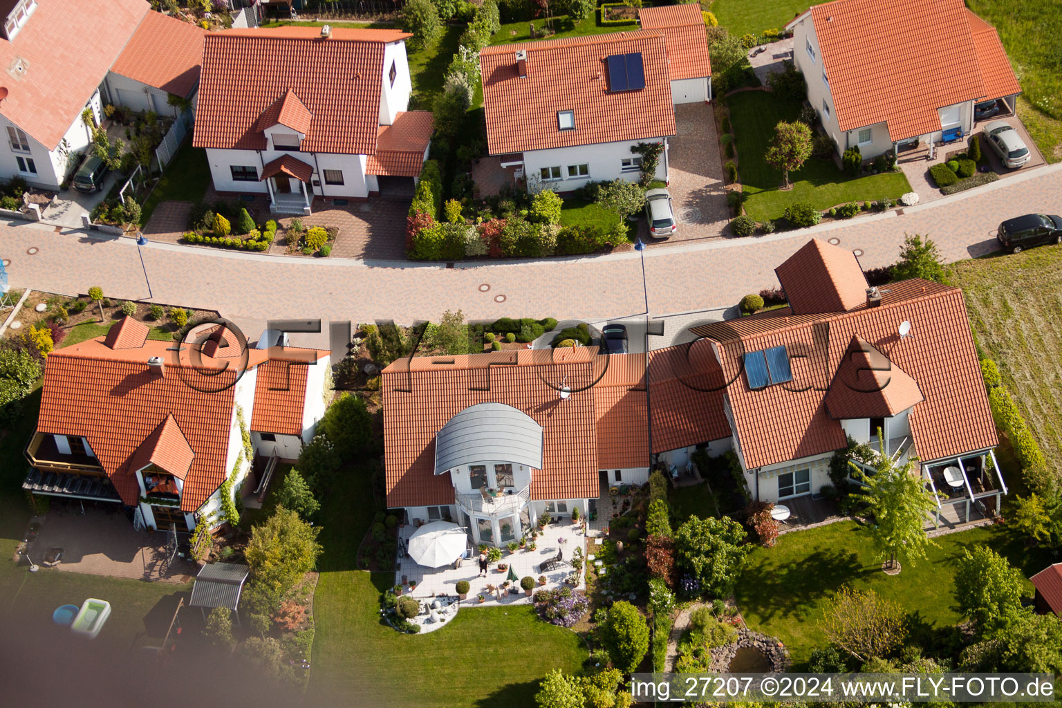 Quartier Mörzheim in Landau in der Pfalz dans le département Rhénanie-Palatinat, Allemagne vu d'un drone