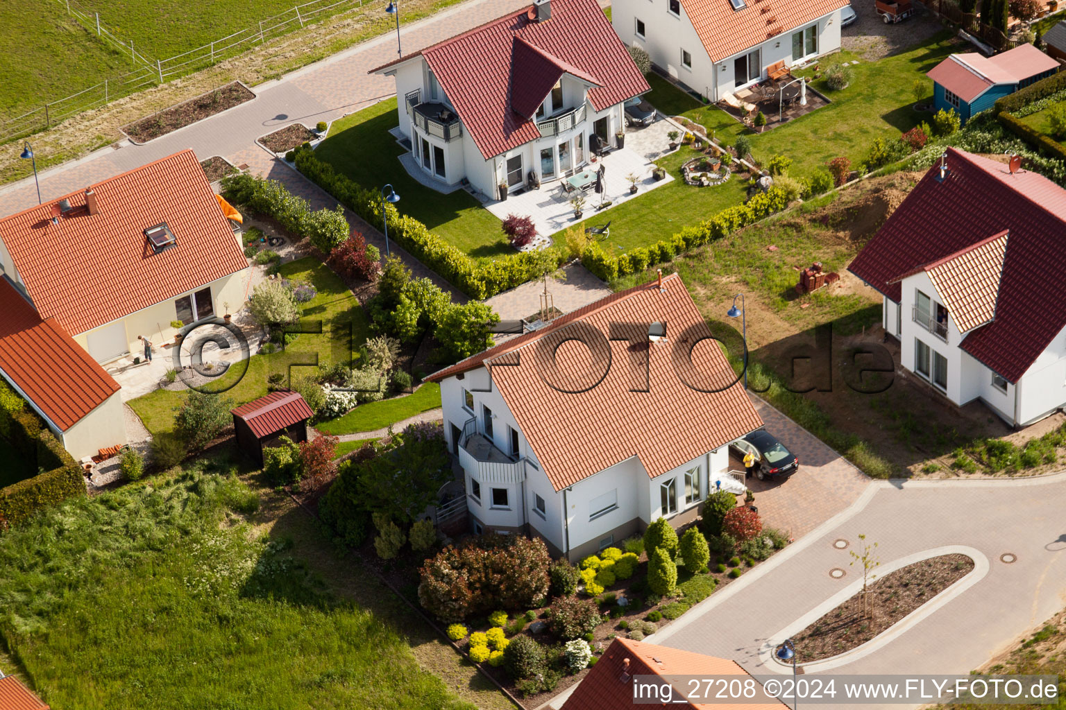 Vue aérienne de Quartier Mörzheim in Landau in der Pfalz dans le département Rhénanie-Palatinat, Allemagne