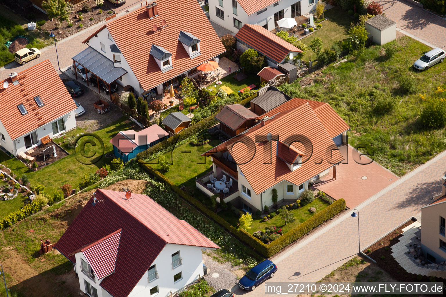 Vue oblique de Quartier Mörzheim in Landau in der Pfalz dans le département Rhénanie-Palatinat, Allemagne