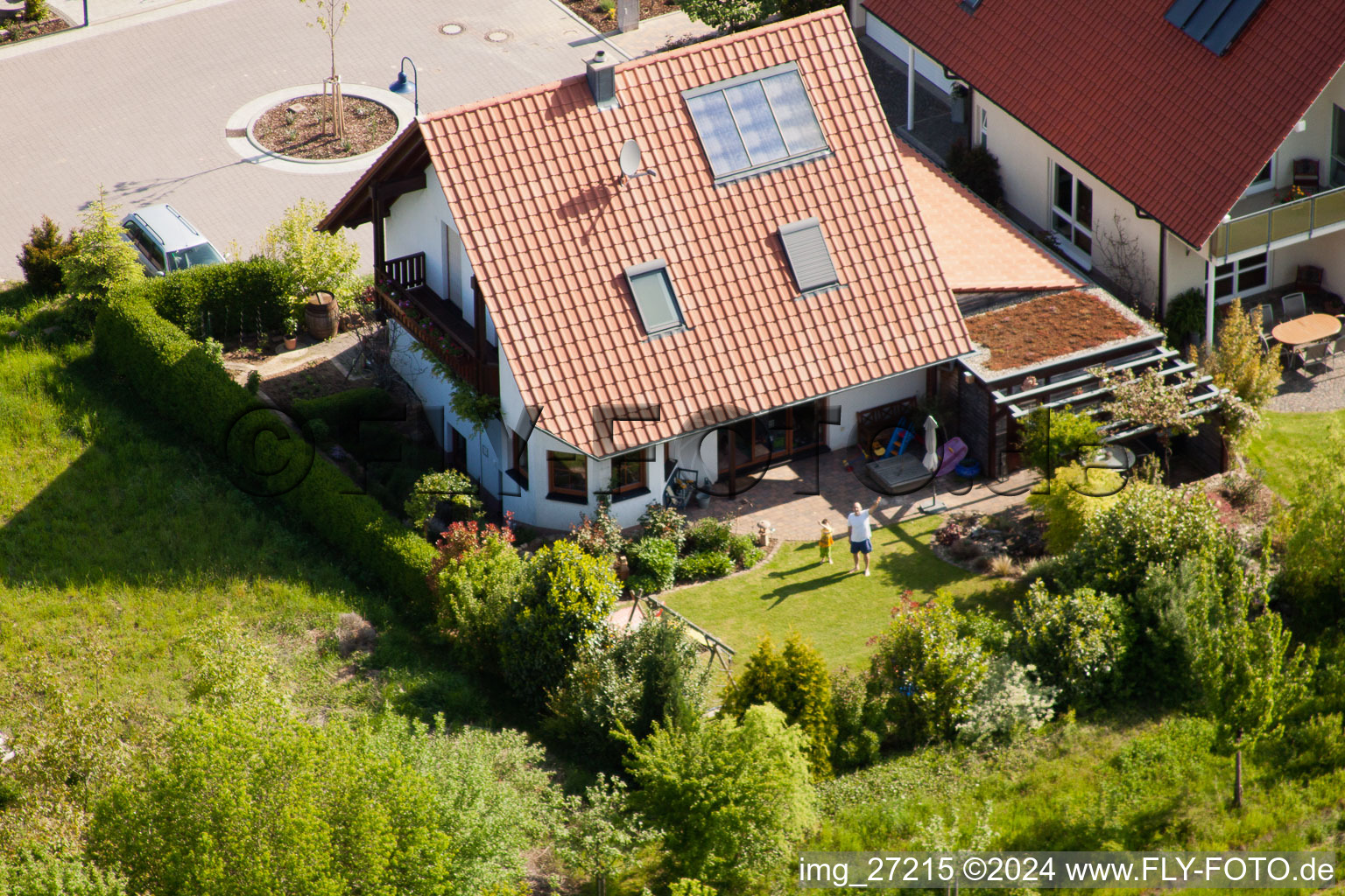 Vue d'oiseau de Quartier Mörzheim in Landau in der Pfalz dans le département Rhénanie-Palatinat, Allemagne