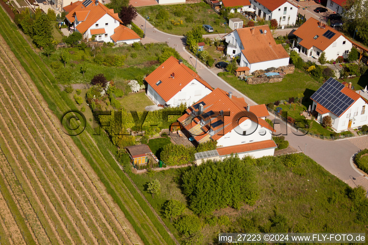 Quartier Mörzheim in Landau in der Pfalz dans le département Rhénanie-Palatinat, Allemagne vu d'un drone