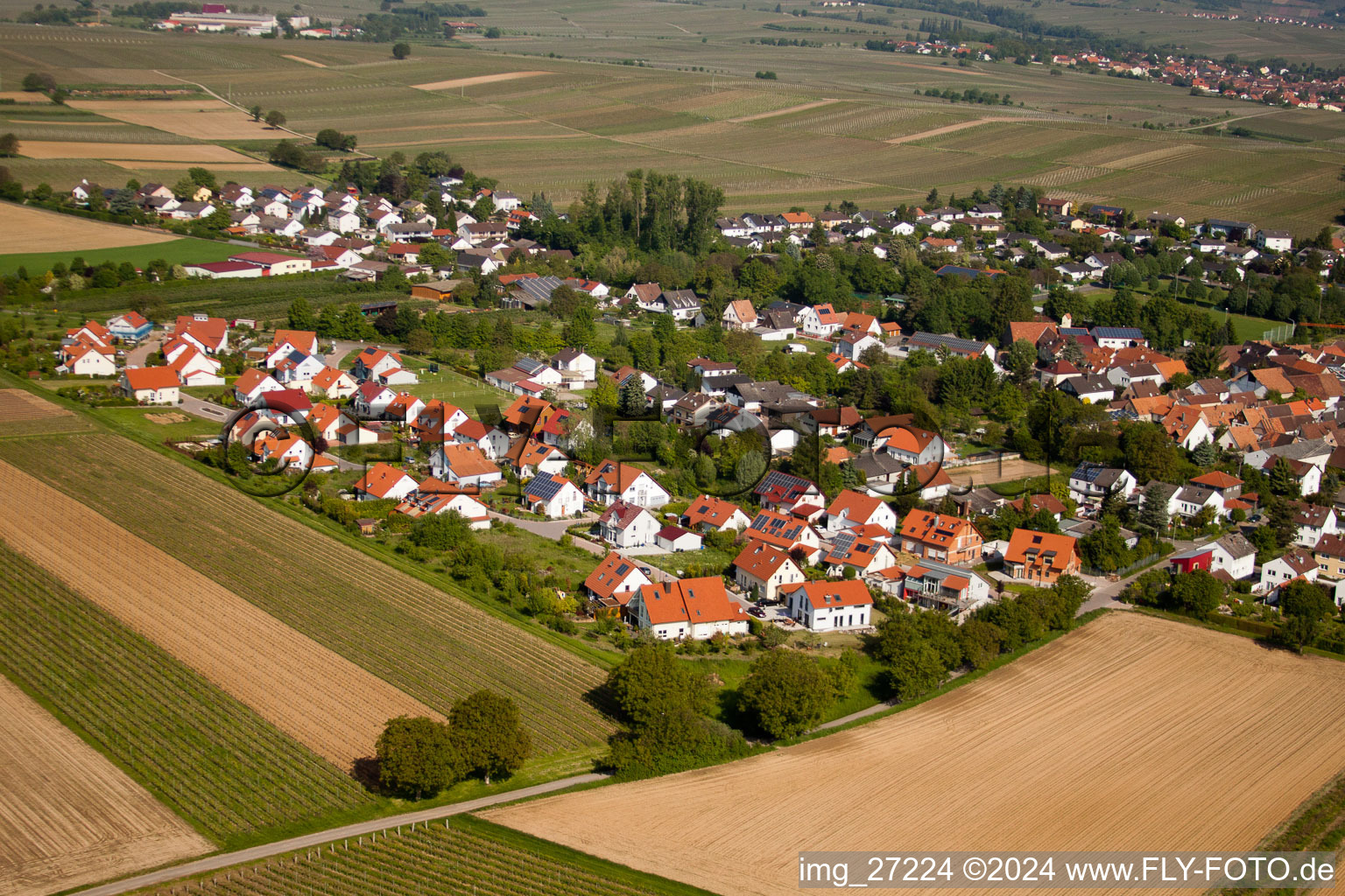 Vue aérienne de Quartier Mörzheim in Landau in der Pfalz dans le département Rhénanie-Palatinat, Allemagne