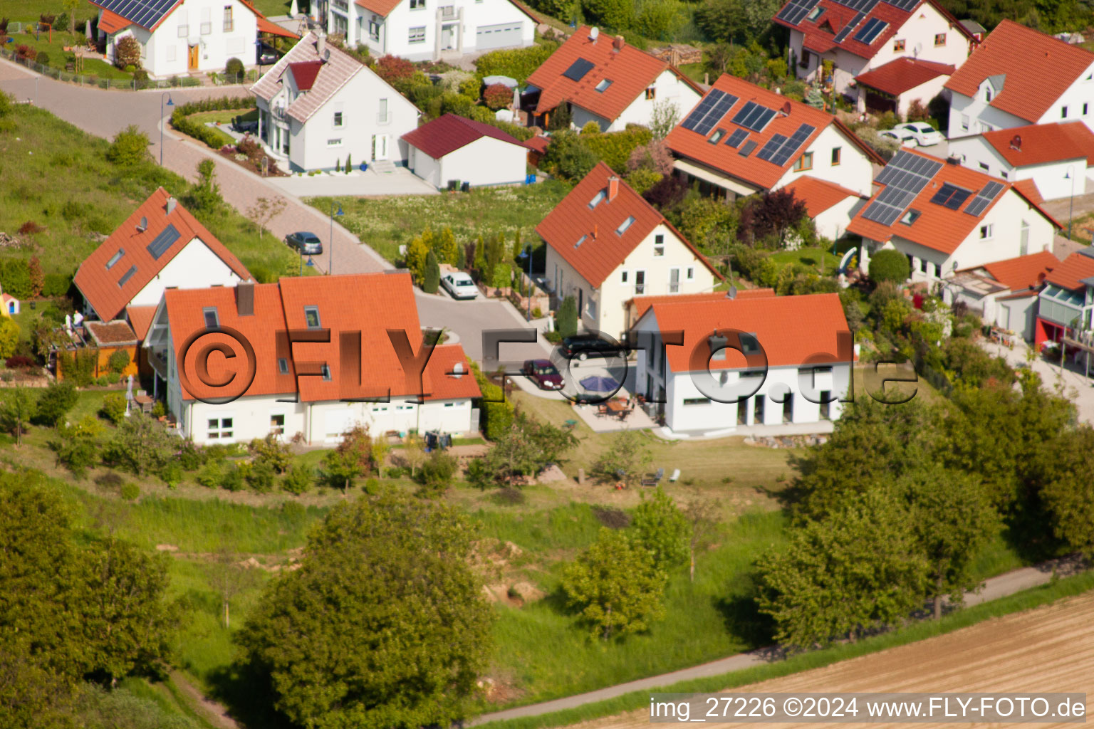 Vue oblique de Quartier Mörzheim in Landau in der Pfalz dans le département Rhénanie-Palatinat, Allemagne