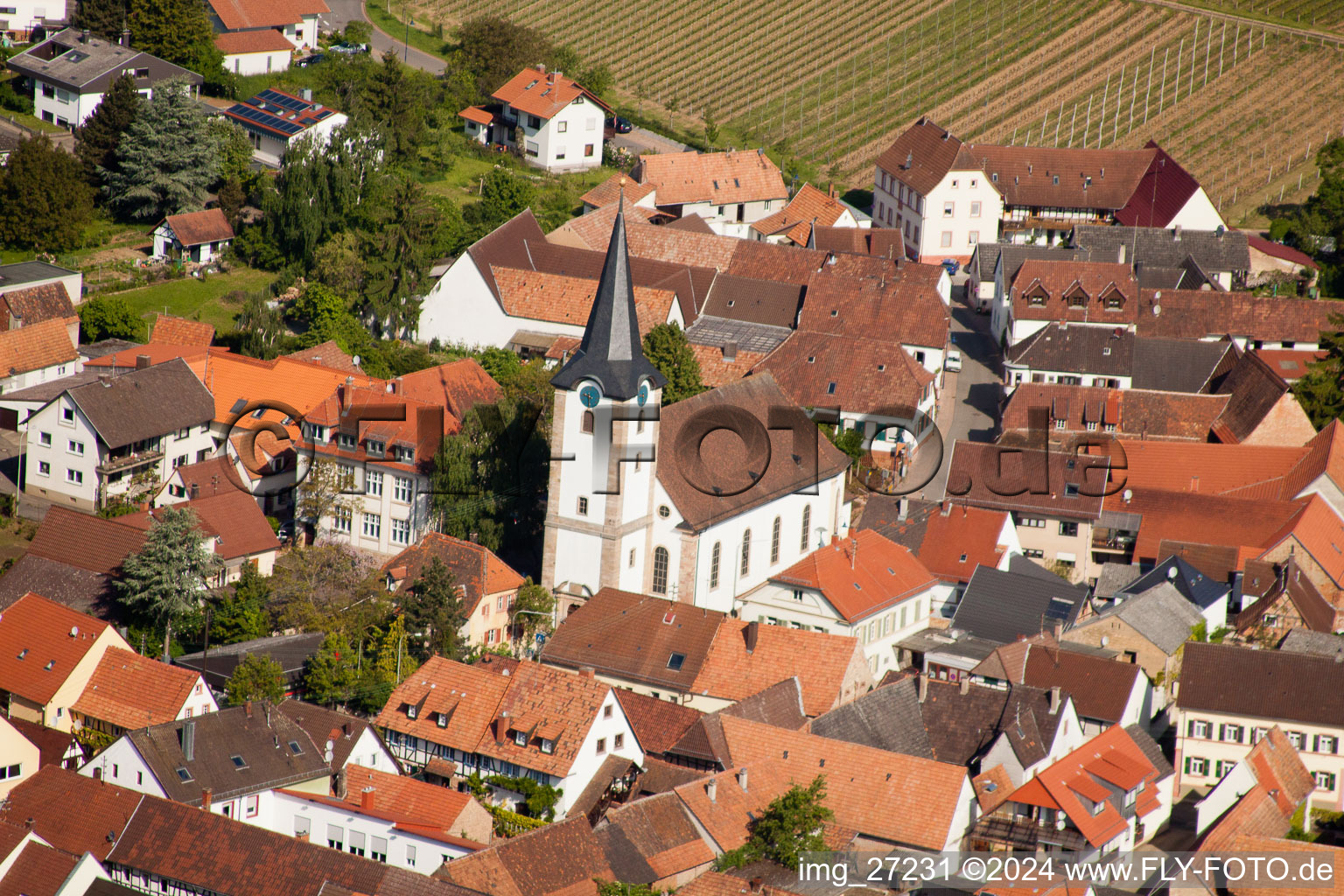 Quartier Mörzheim in Landau in der Pfalz dans le département Rhénanie-Palatinat, Allemagne depuis l'avion