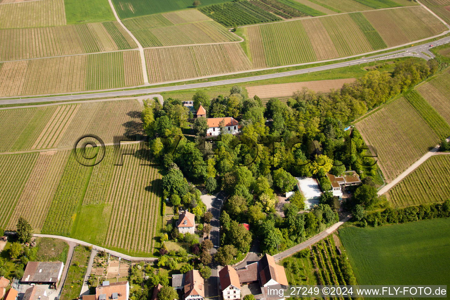 Quartier Wollmesheim in Landau in der Pfalz dans le département Rhénanie-Palatinat, Allemagne vue du ciel