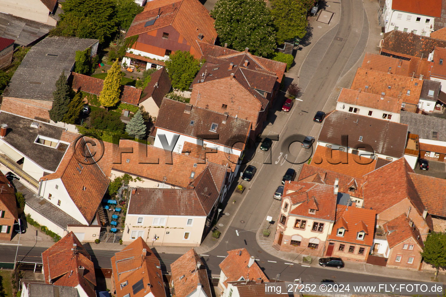 Photographie aérienne de Au coin à le quartier Wollmesheim in Landau in der Pfalz dans le département Rhénanie-Palatinat, Allemagne