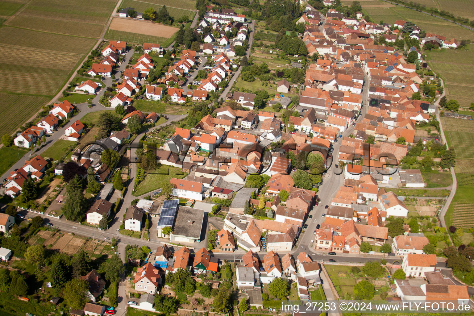 Enregistrement par drone de Quartier Wollmesheim in Landau in der Pfalz dans le département Rhénanie-Palatinat, Allemagne