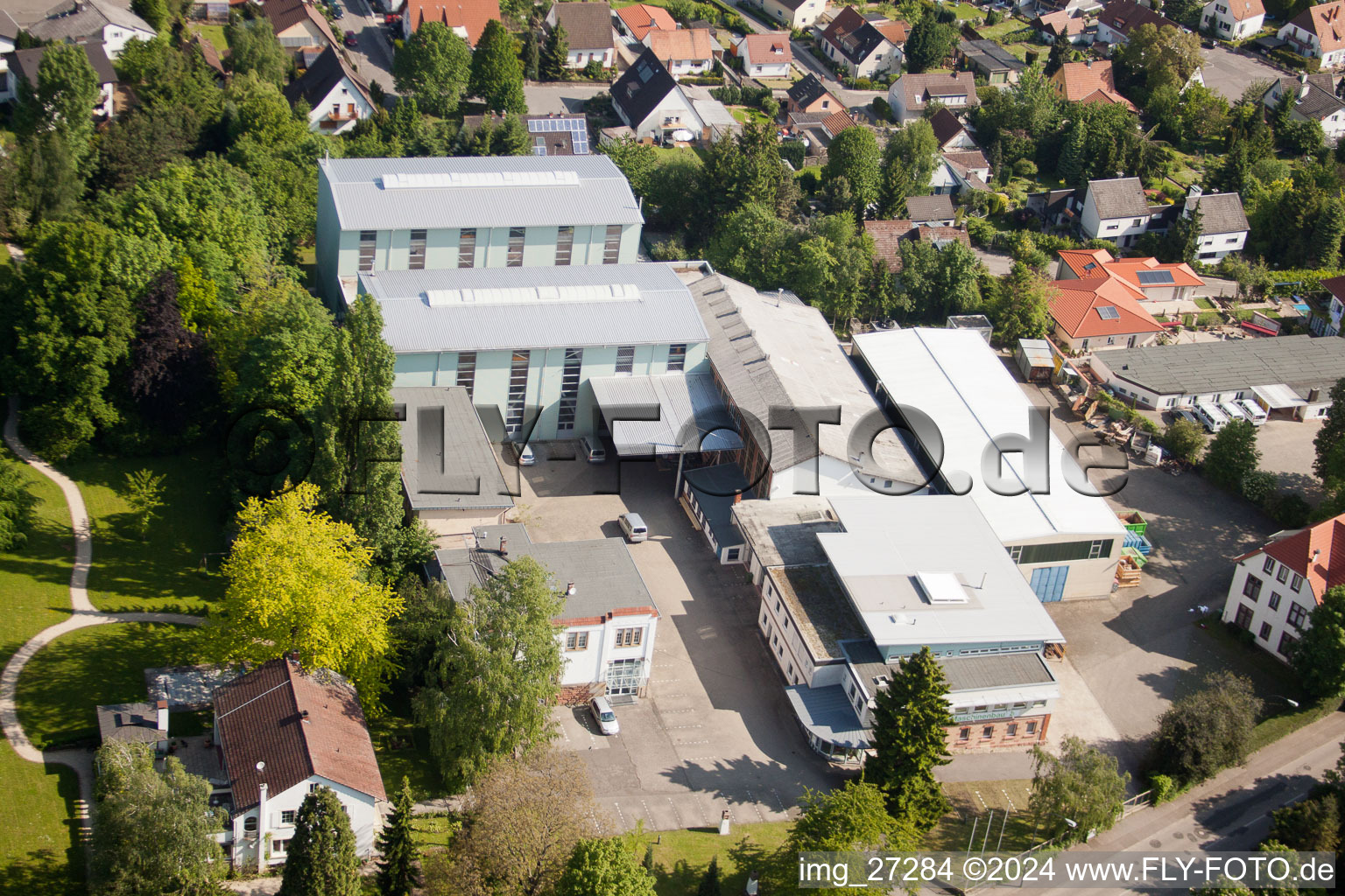 Vue oblique de Wollmesheimer Höhe, WICKERT Maschinenbau GmbH à Landau in der Pfalz dans le département Rhénanie-Palatinat, Allemagne