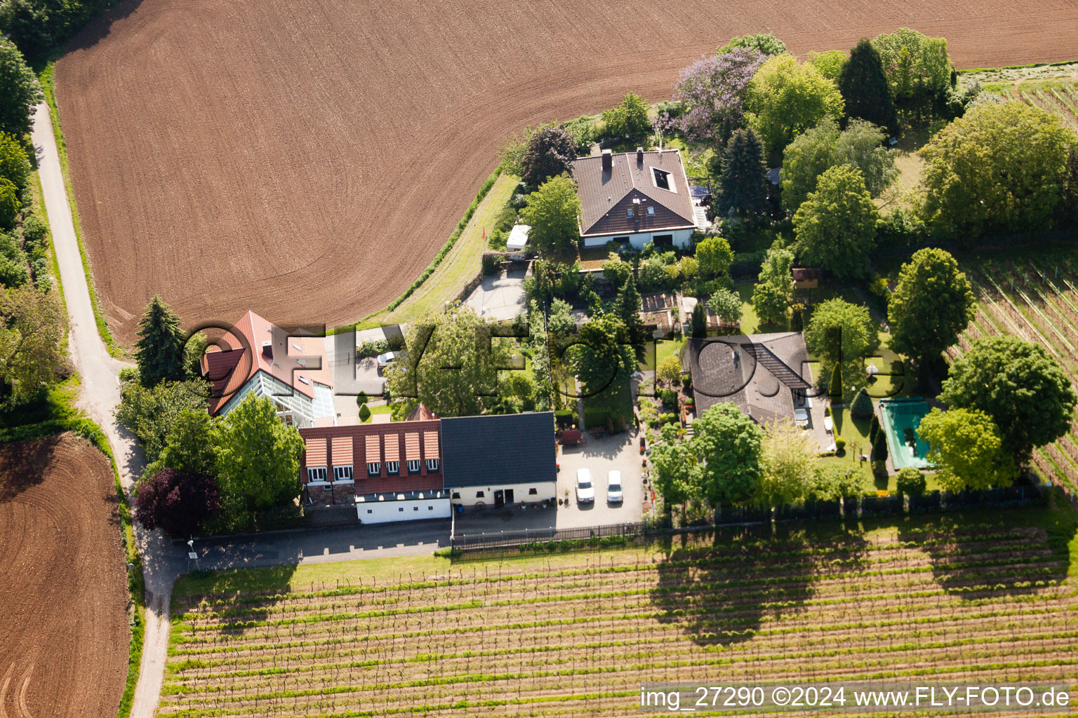 Vue aérienne de Peine de variole à Landau in der Pfalz dans le département Rhénanie-Palatinat, Allemagne