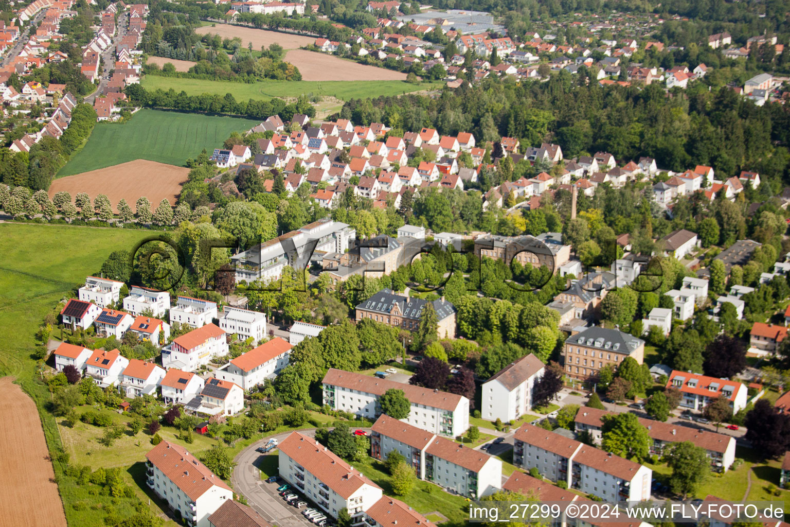 Landau in der Pfalz dans le département Rhénanie-Palatinat, Allemagne vue du ciel