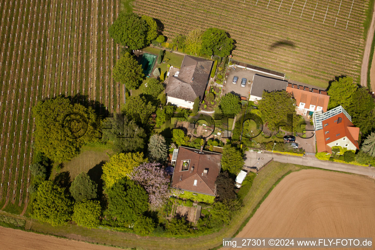 Photographie aérienne de Peine de variole à Landau in der Pfalz dans le département Rhénanie-Palatinat, Allemagne