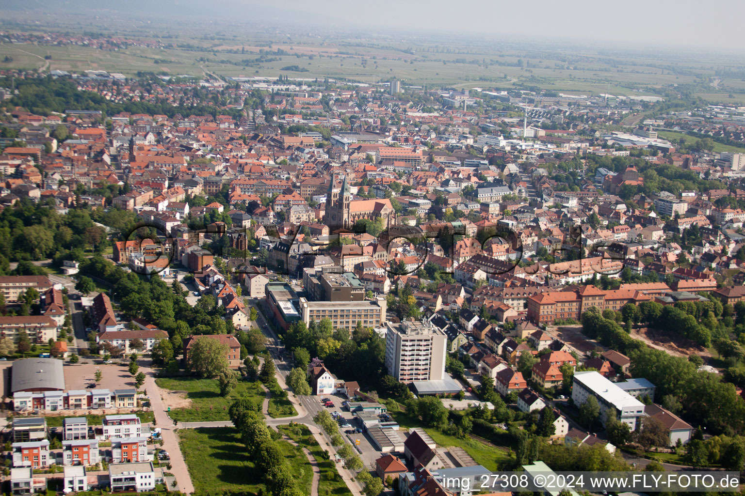 Photographie aérienne de Landau in der Pfalz dans le département Rhénanie-Palatinat, Allemagne