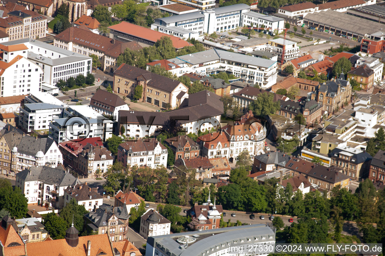 Landau in der Pfalz dans le département Rhénanie-Palatinat, Allemagne depuis l'avion