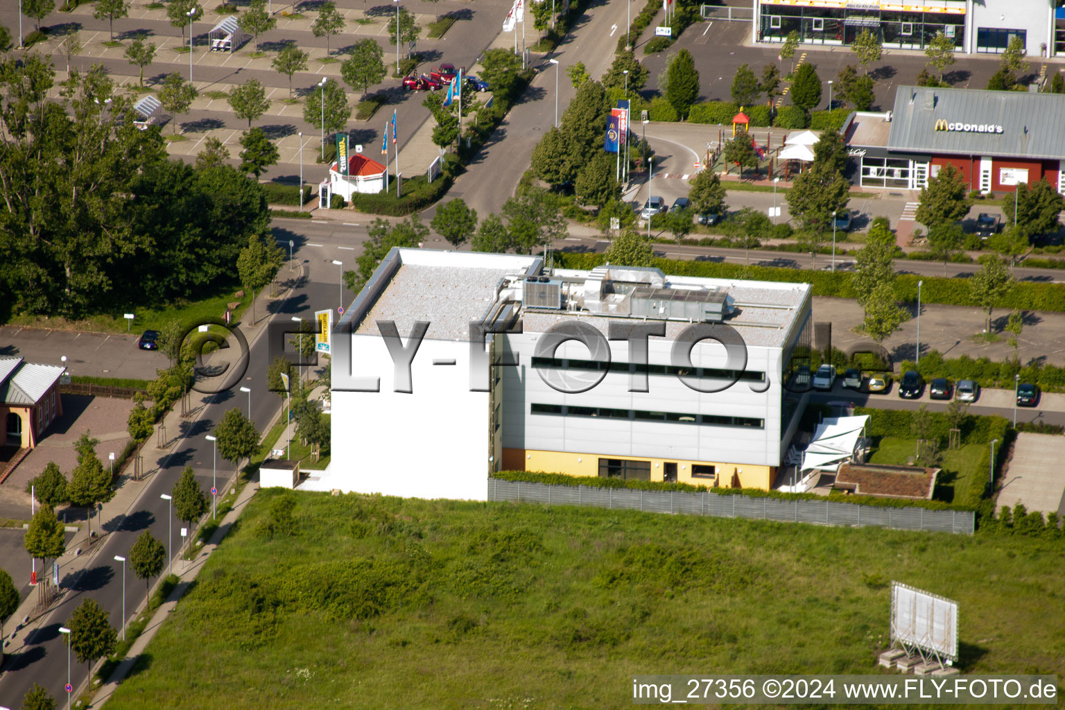 Quartier Queichheim in Landau in der Pfalz dans le département Rhénanie-Palatinat, Allemagne d'un drone