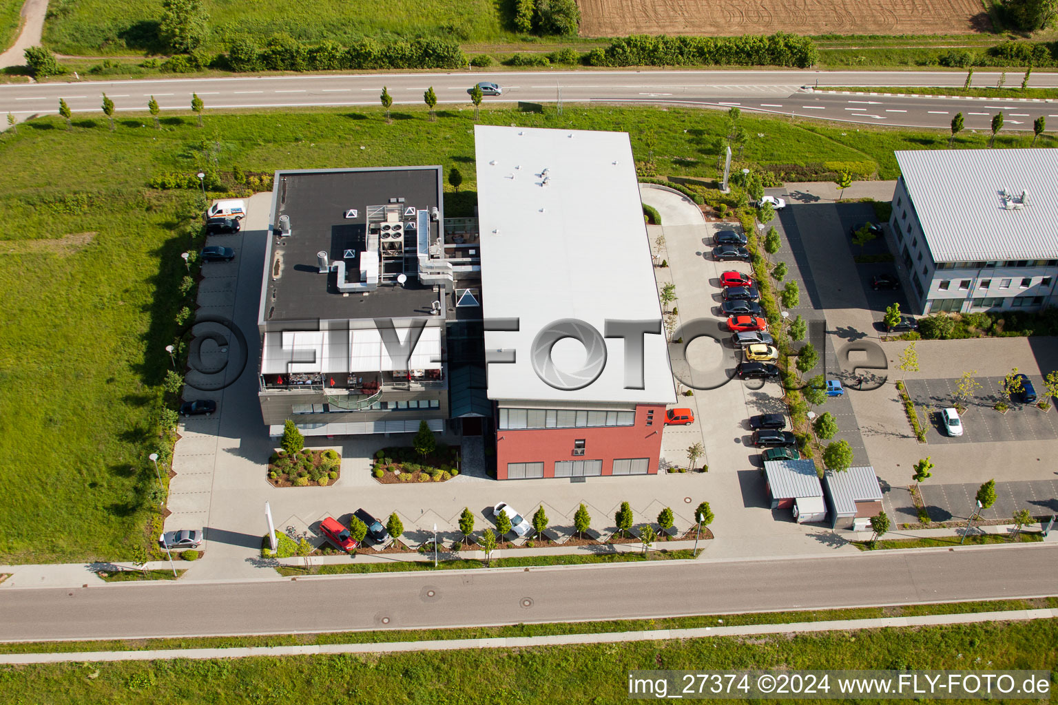 Vue d'oiseau de Quartier Queichheim in Landau in der Pfalz dans le département Rhénanie-Palatinat, Allemagne